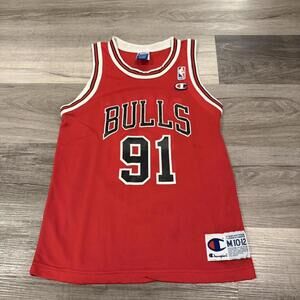 Vintage chicago bulls Dennis Rodman champion jersey Youth M